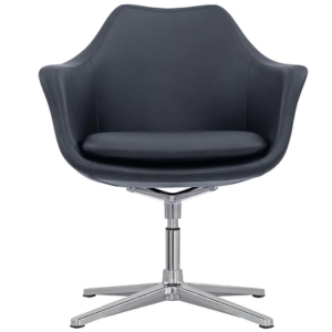Bacia Executive Leather Office Side Chair