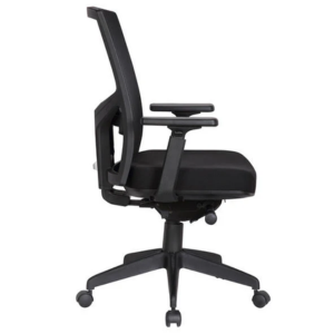 Santa Fe Managers High Back Mesh Office Chair w/ Arms | Black