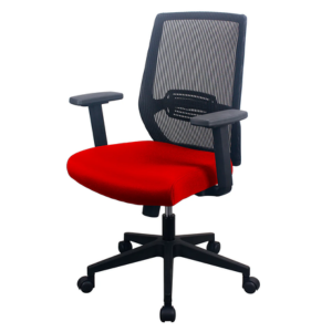 PAVIA Red Ergonomic Mesh Task Chair