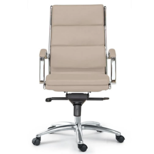 Ivello High Back Executive Office Chair | Sand Leather
