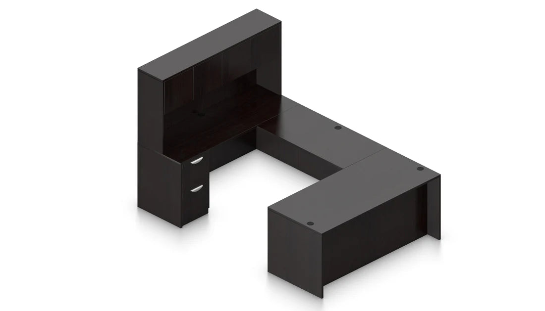 Carmel Executive U-Shaped Desk with Full Pedestals