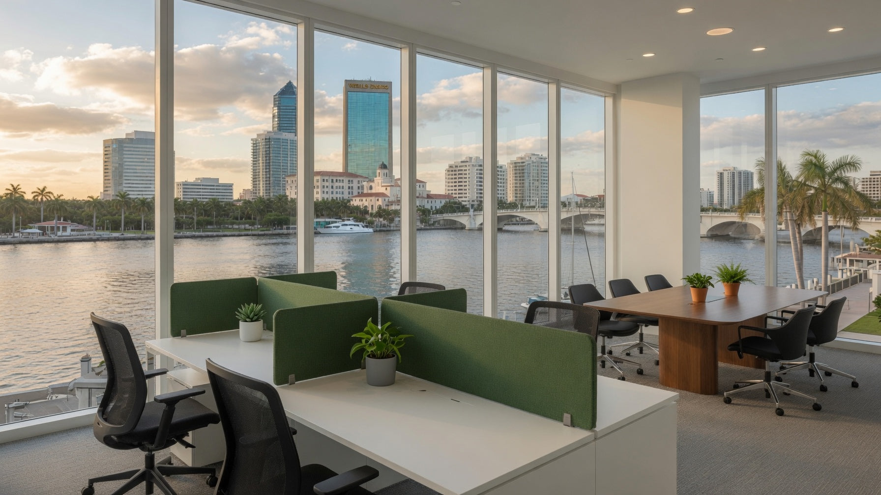 Jacksonville Cubicle Desk Office Layout Rendering