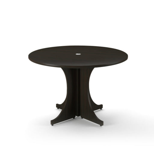 Santa monica round meeting table with laminate top