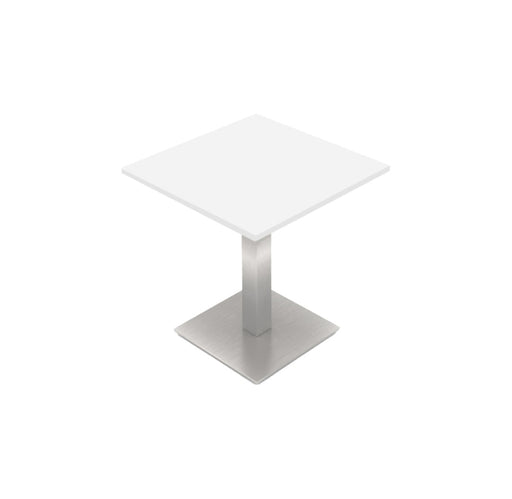 Santa monica square top cafeteria table - White