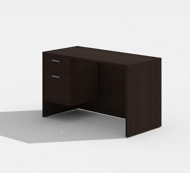 Carmel 48"W Suspended Single Pedestal Rectangular Desk
