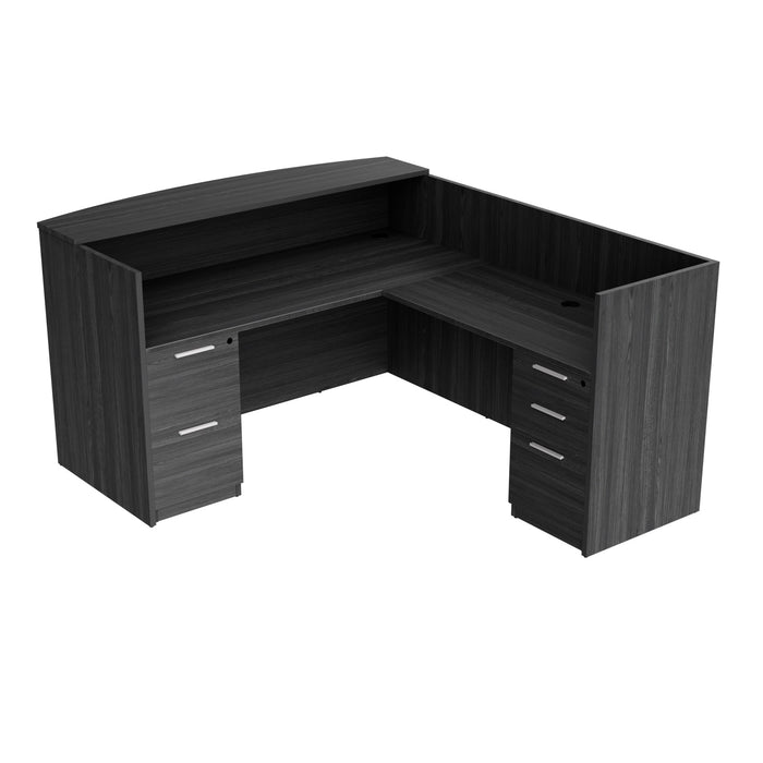 Bellagio L-Shaped Reception Desk with Transaction Counter