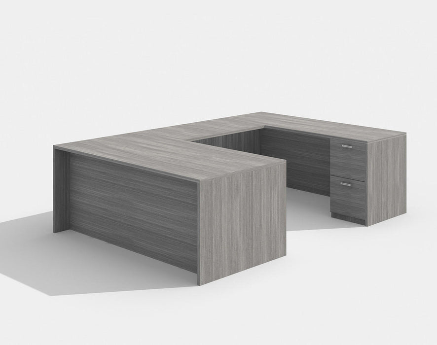 Bellagio U-Shaped Rectangular Desk