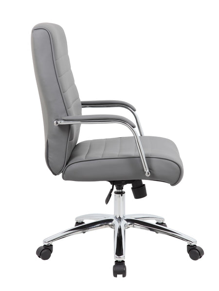 Bedarra Executive Chair with Lumbar Support - Freedman's Office Furniture - Right Side in Grey
