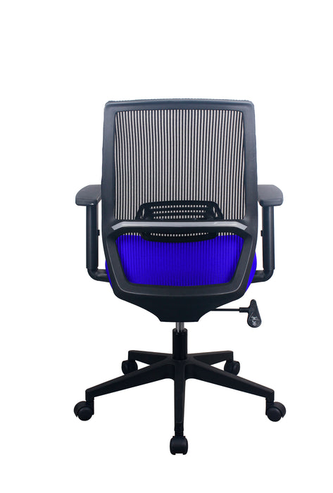 PAVIA | Blue Task Chair w/ Mesh Back Office Furniture & Affordable Cubicles | Shop Online