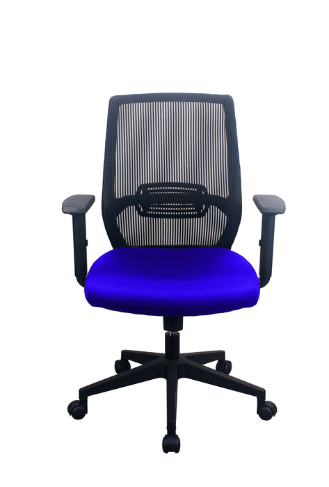 PAVIA | Blue Task Chair w/ Mesh Back Office Furniture & Affordable Cubicles | Shop Online
