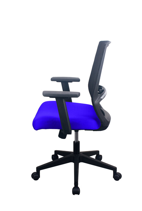 PAVIA | Blue Task Chair w/ Mesh Back Office Furniture & Affordable Cubicles | Shop Online