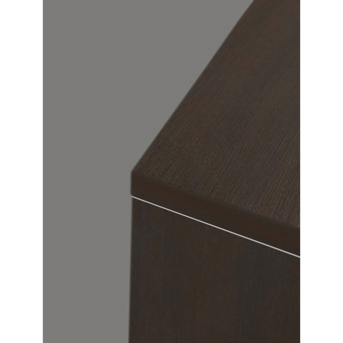 Santa Monica Office Reception Desk - Freedman's Office Furniture - Corner in Espresso