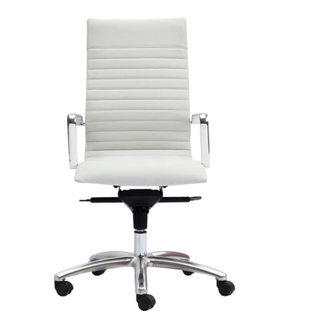 Zatto High Back Leather Executive Office Chair - Freedman's Office Furniture - White