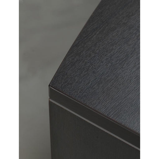 Santa Monica Office Storage Cabinet | 2 Door | Glass Doors W/O Top - Freedman's Office Furniture - Corner in Espresso