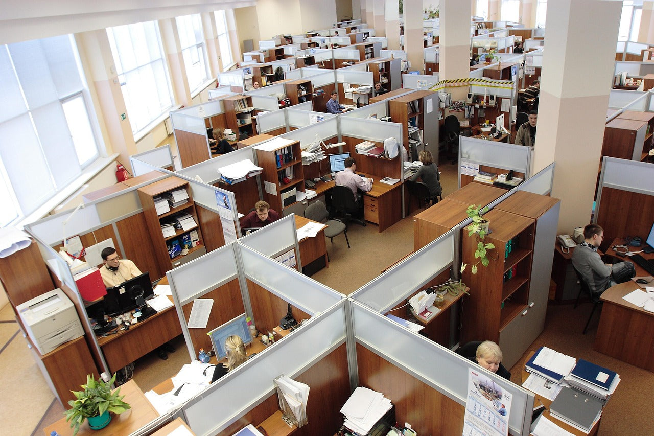 Organized Cubicle Ideas - Freedman's Office Furniture - Main