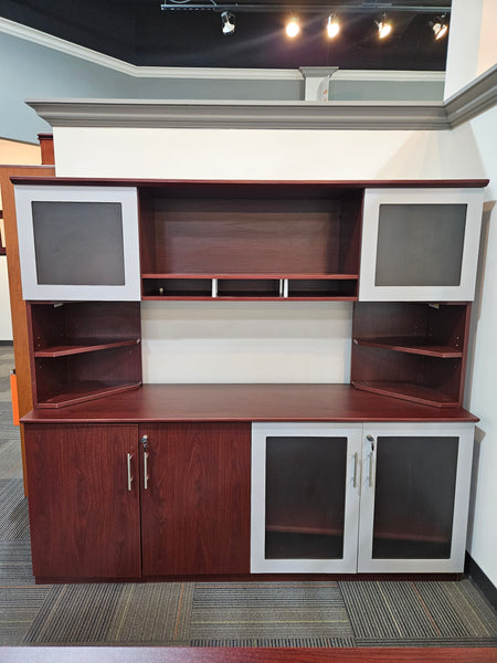 Pre-Owned desk shell and storage credenza
