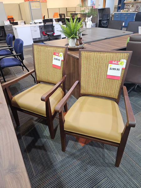 Wood Side Chair Set of 2