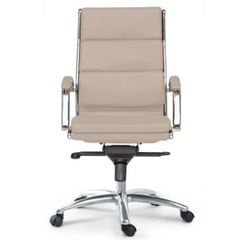 Ivello High Back Executive Office Chair | Sand Leather Image