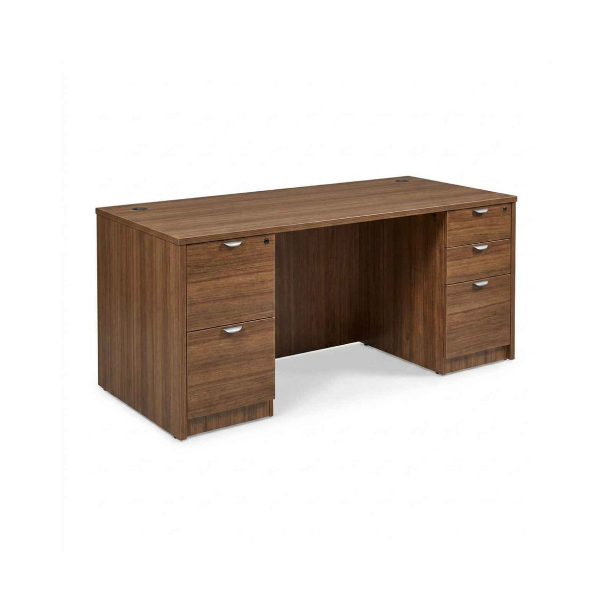 Bellagio 71"W Double Pedestal Rectangular Desk