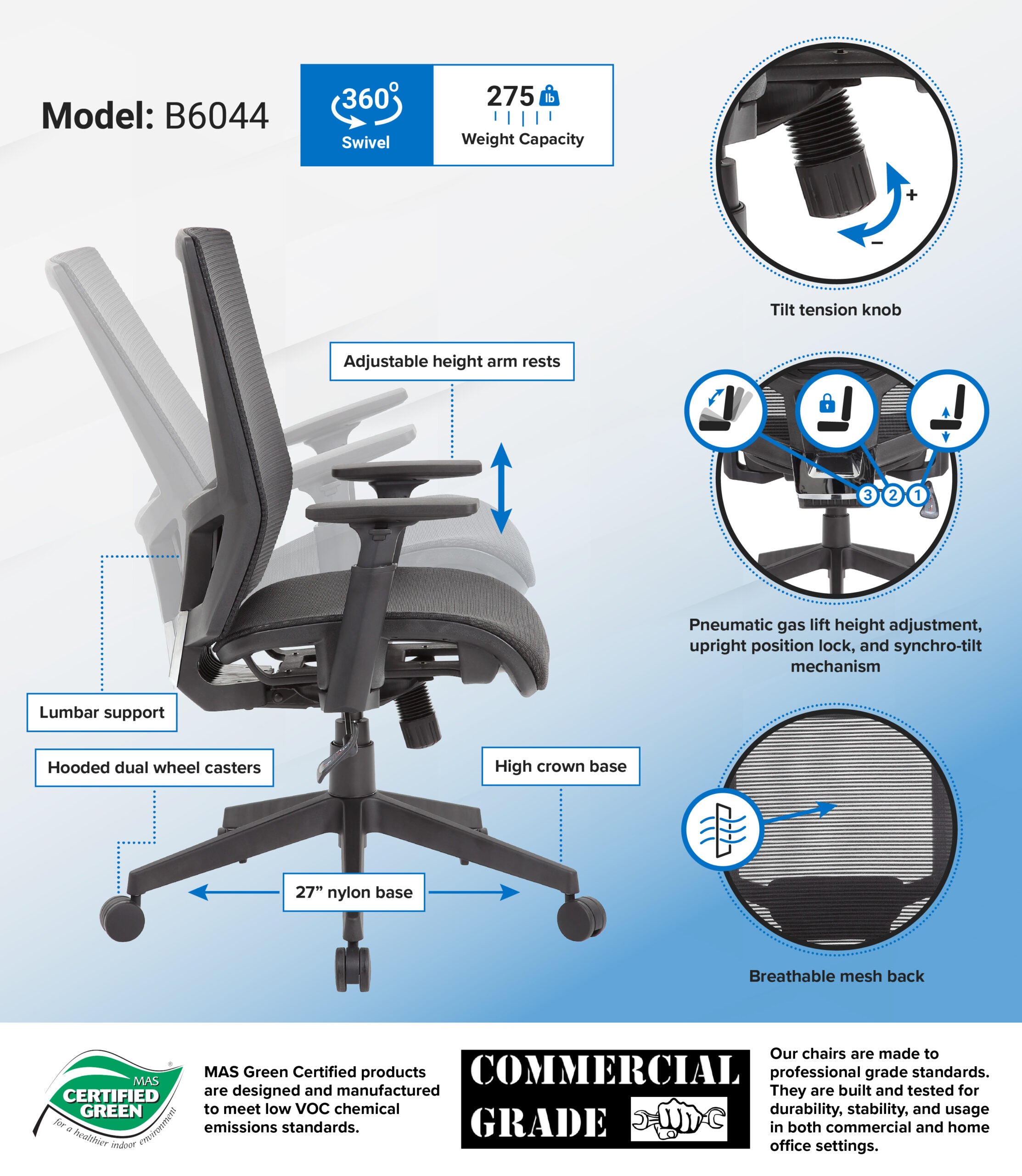Bedarra All Mesh Task Chair