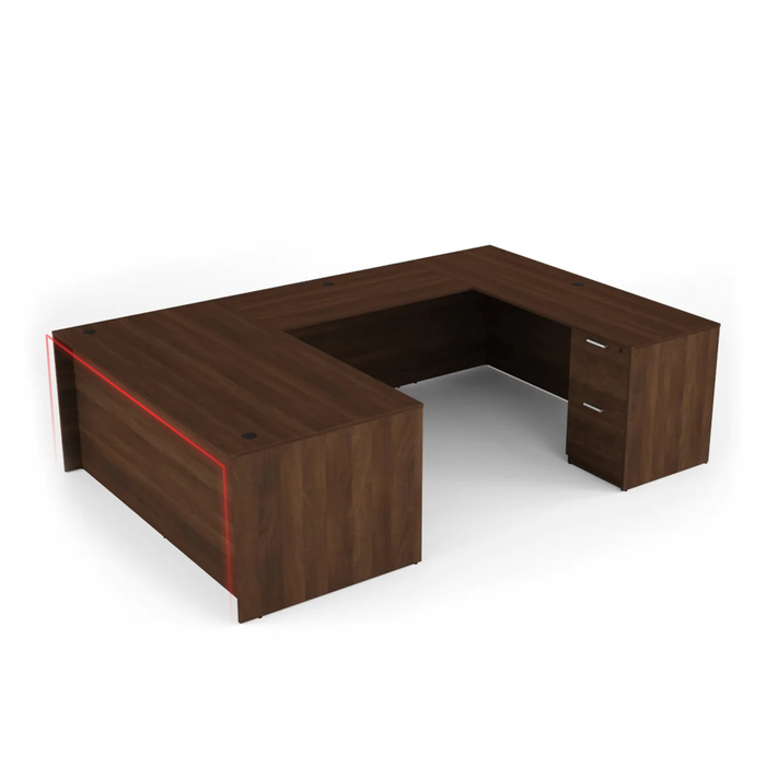 Bellagio U-Shaped Desk | 72"W x 114"L