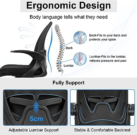 Drafting stool with lumbar