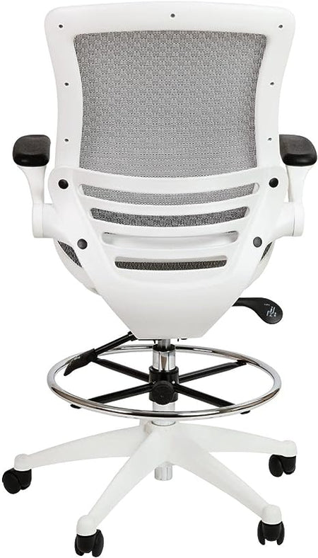 Drafting Stool with white frame