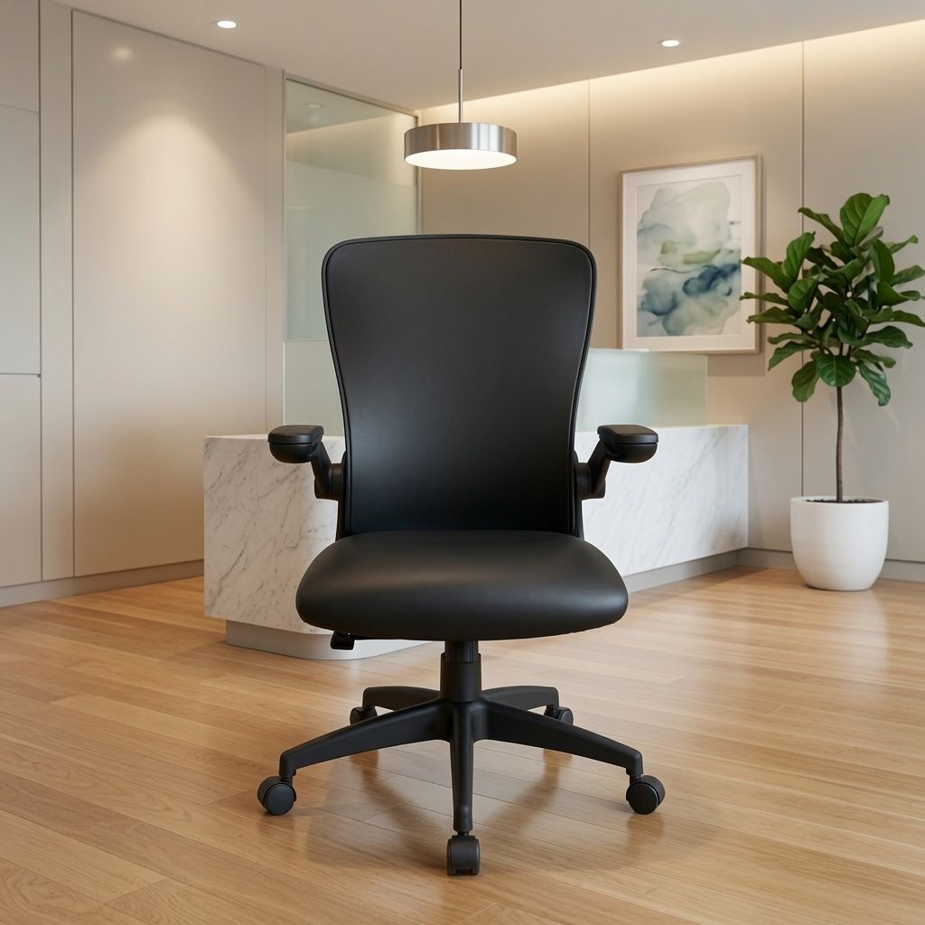 Vitalis Antimicrobial Flip-Arm Task Chair | Medical