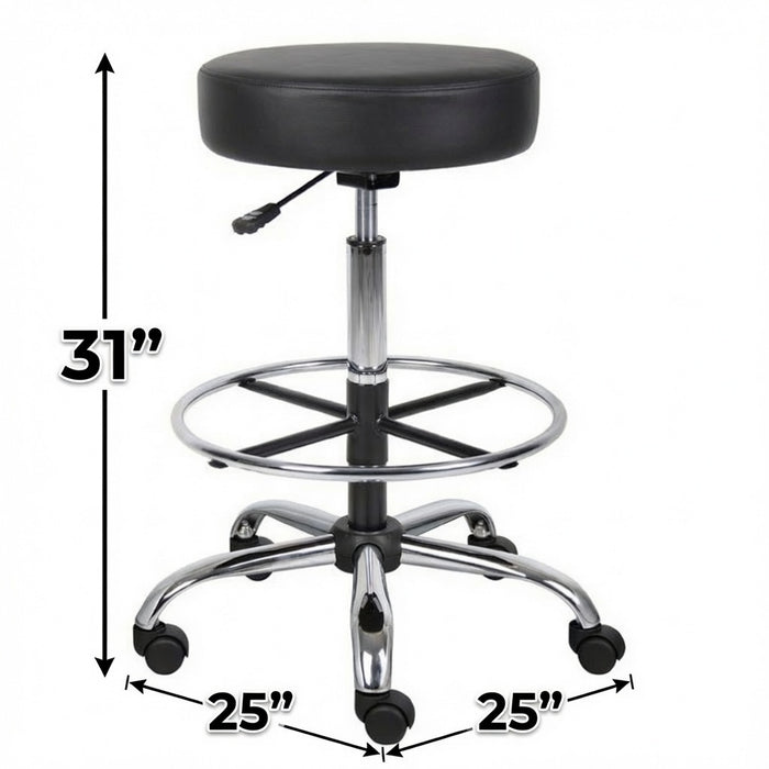 Anchor Rolling Medical Stool | Antimicrobial Vinyl