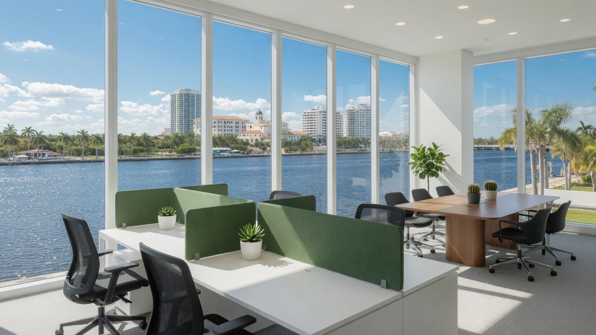 Fort Myers Cubicle Desk Office Layout Rendering