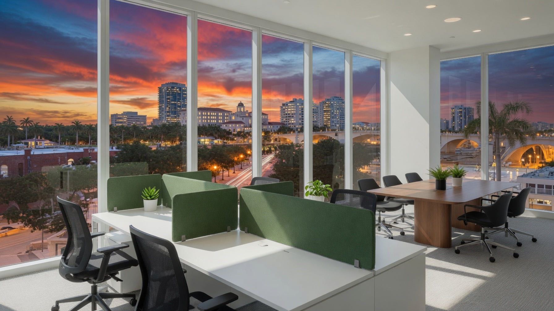 Gainesville Cubicle Desk Office Layout Rendering