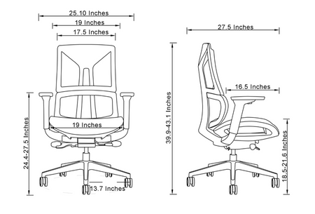 Maestro super ergonomic task chair