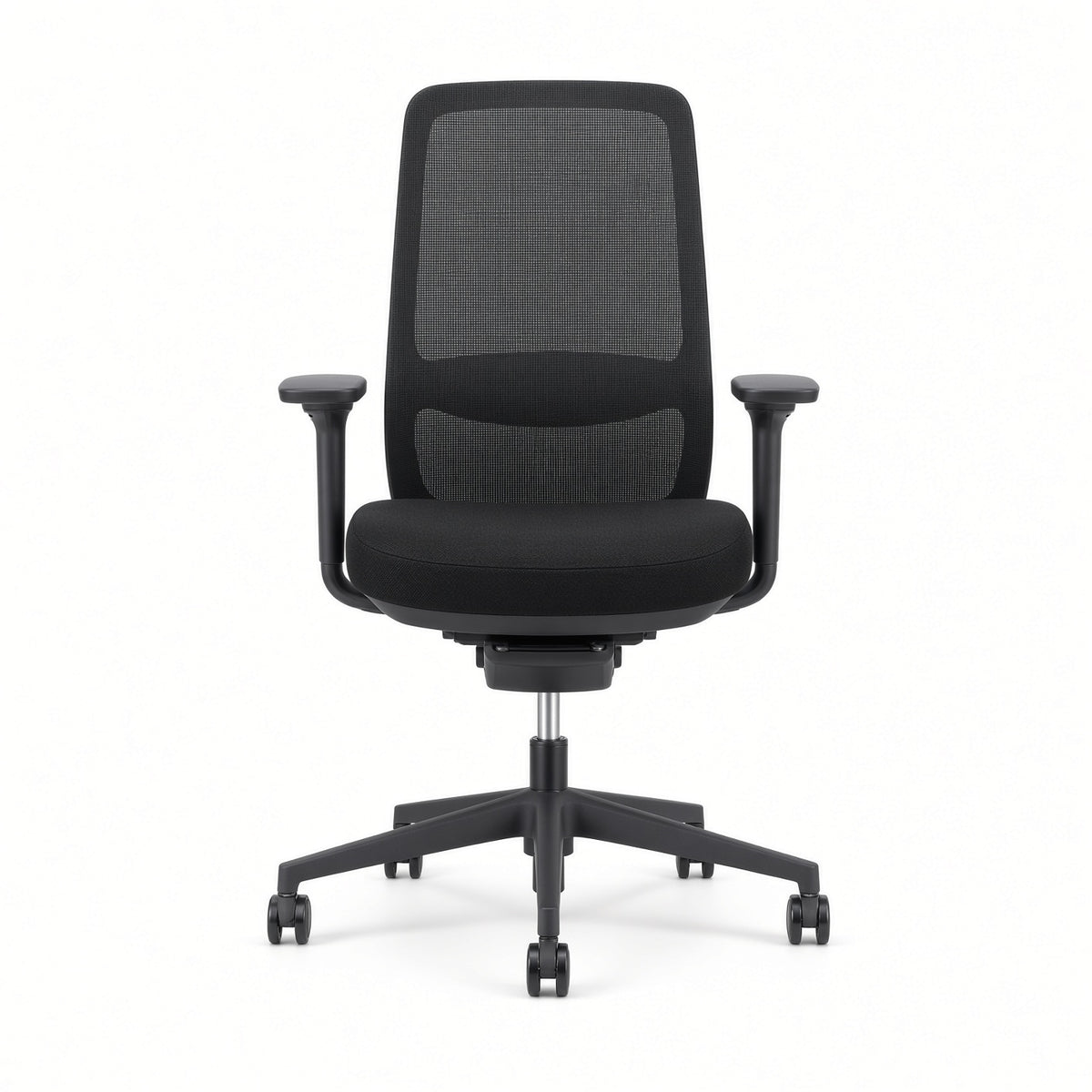 Olivia Task Chair in black, front view