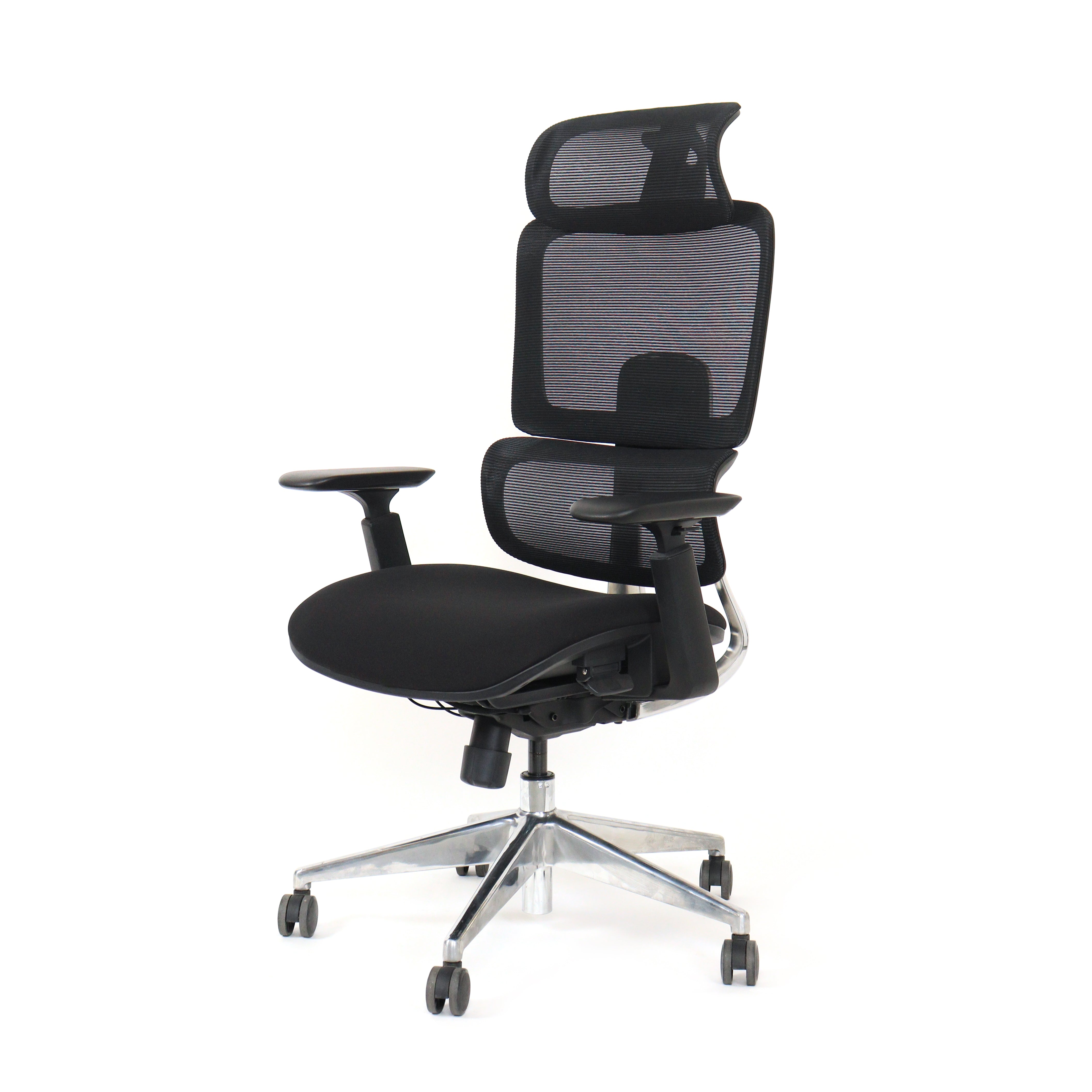 Task chair with headrest