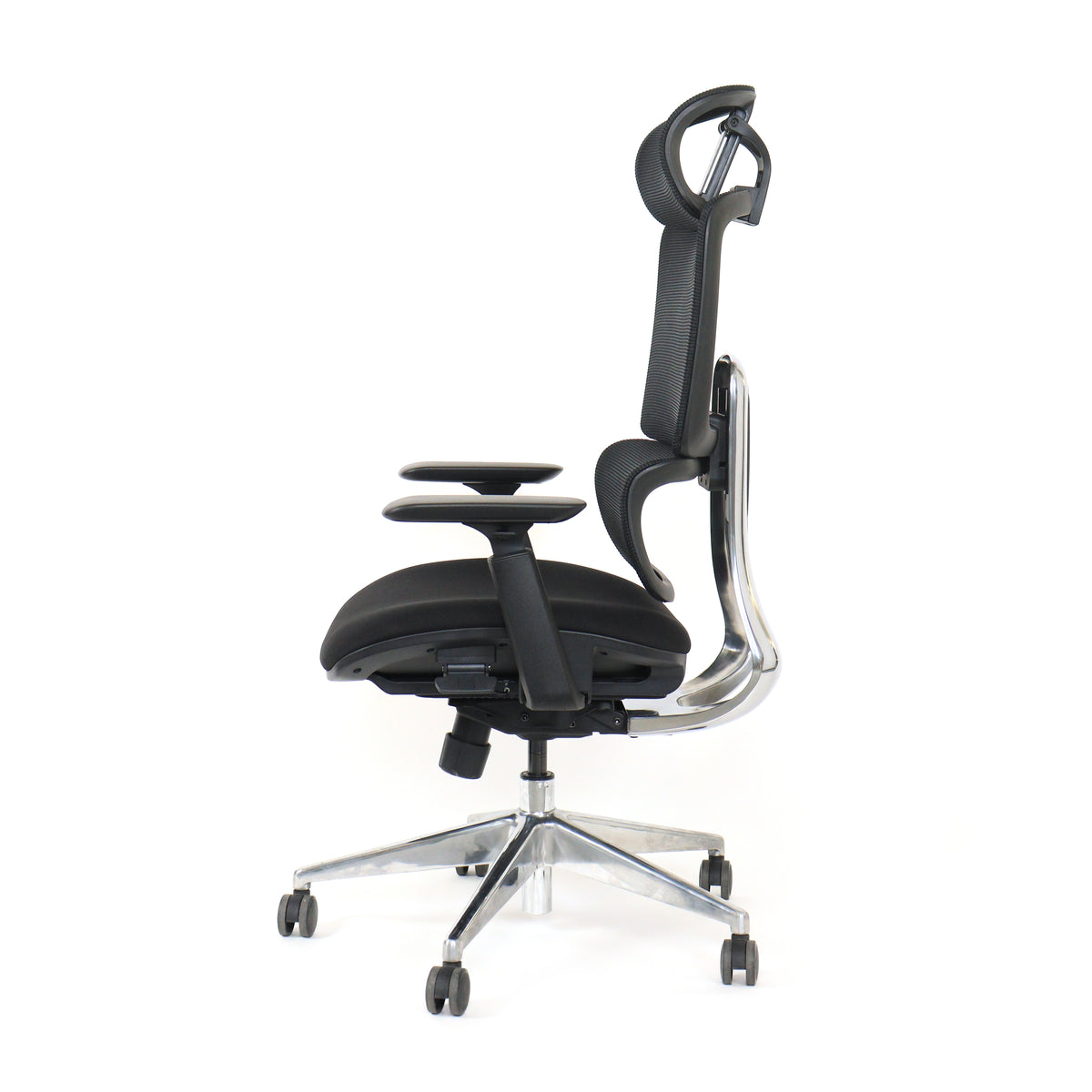 Task chair with headrest