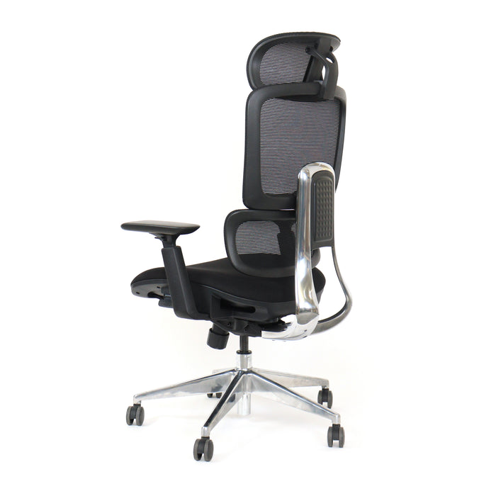 Task chair with headrest