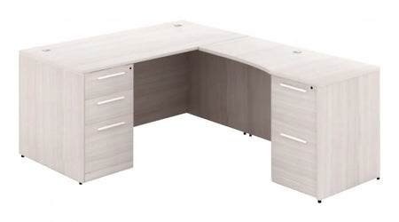 Santa Monica Office Credenza with Return | 71"X24" | 24"X48"