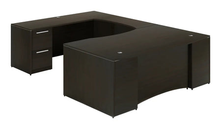 Santa Monica U-Shaped Office Desk | with Laminate Modesty