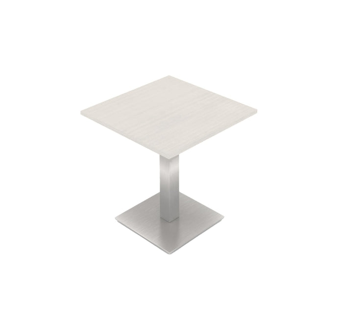 Santa monica square top cafeteria table - Blanc