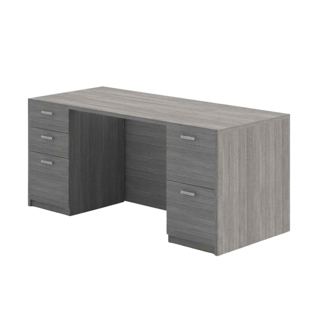 Bellagio 48" Suspended Single Pedestal Rectangular Desk