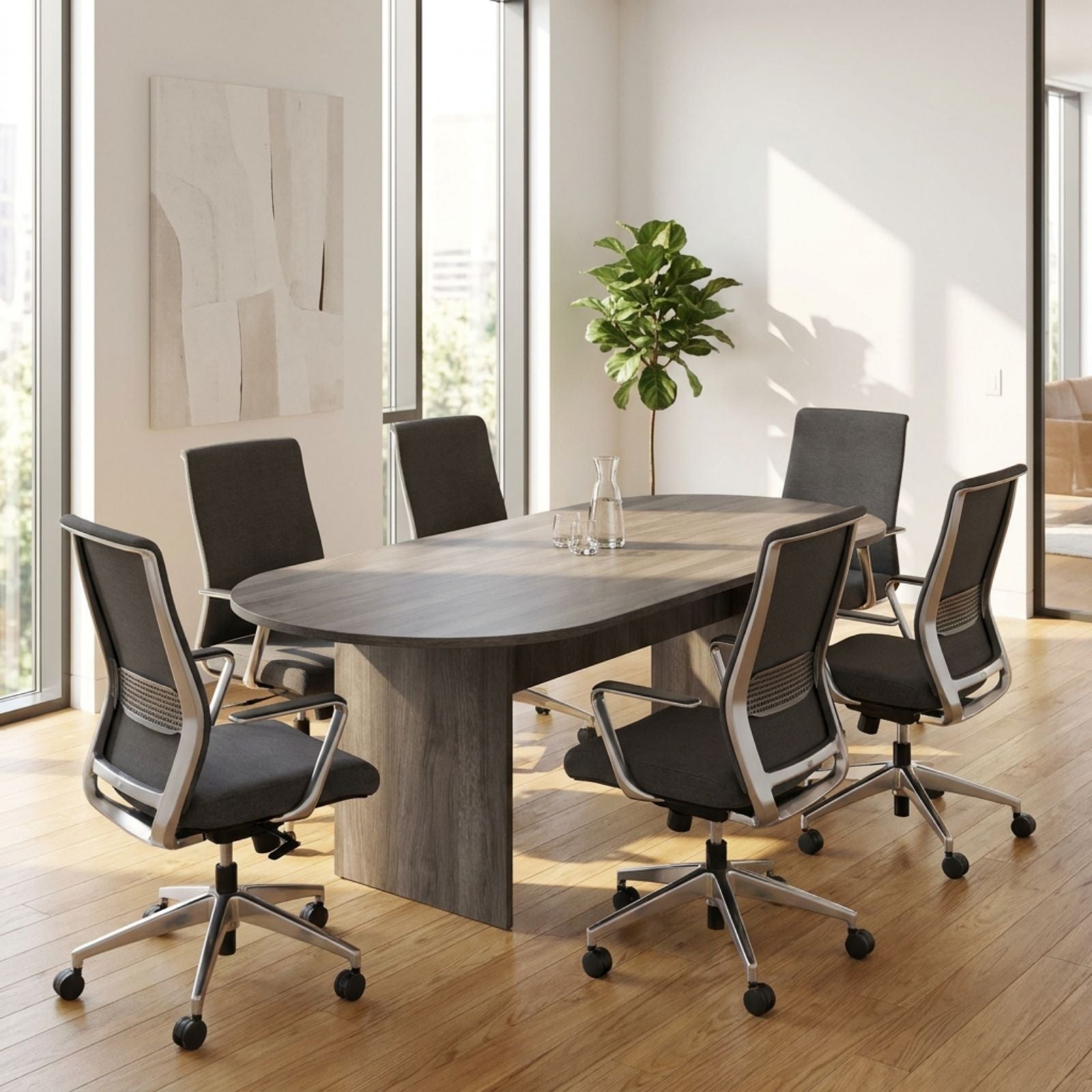 Bellagio 6' Racetrack Conference Table