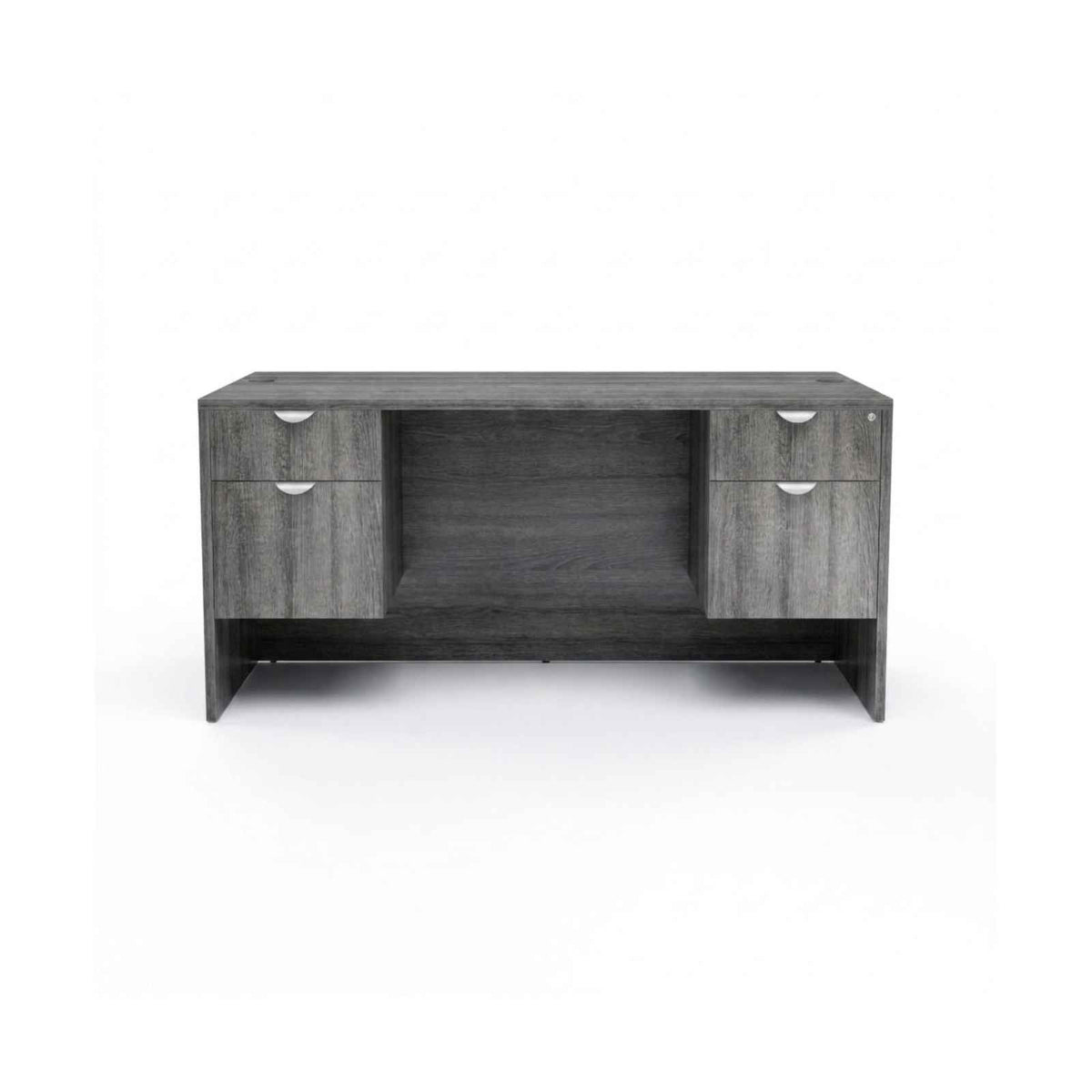Bellagio 60"W Suspended Double Pedestal Rectangular Desk