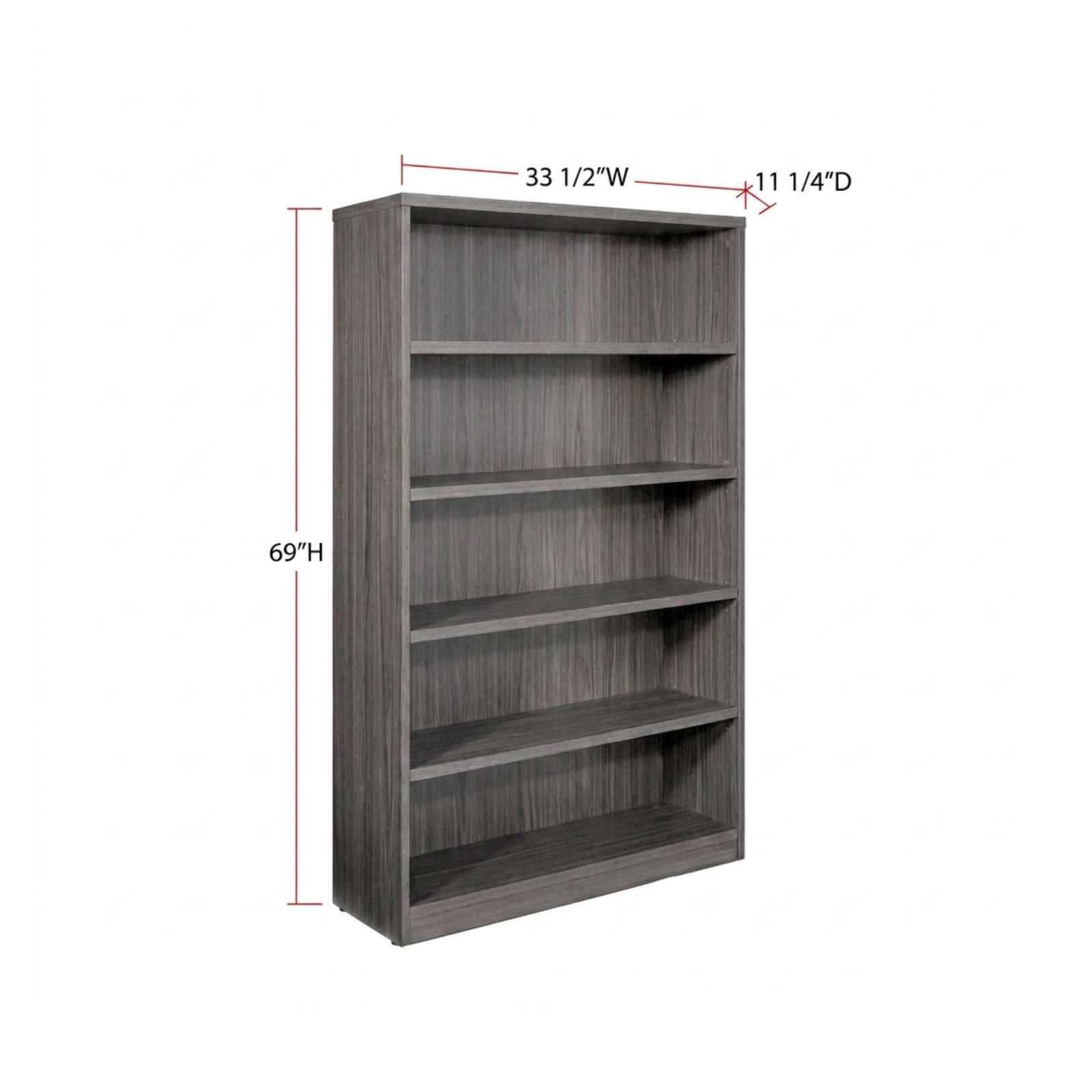 Bellagio 69"H 5-Shelf Bookcase