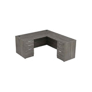 Bellagio 71" L-Shaped Double Pedestal Desk