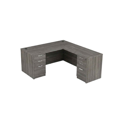 Bellagio 71" L-Shaped Double Pedestal Desk