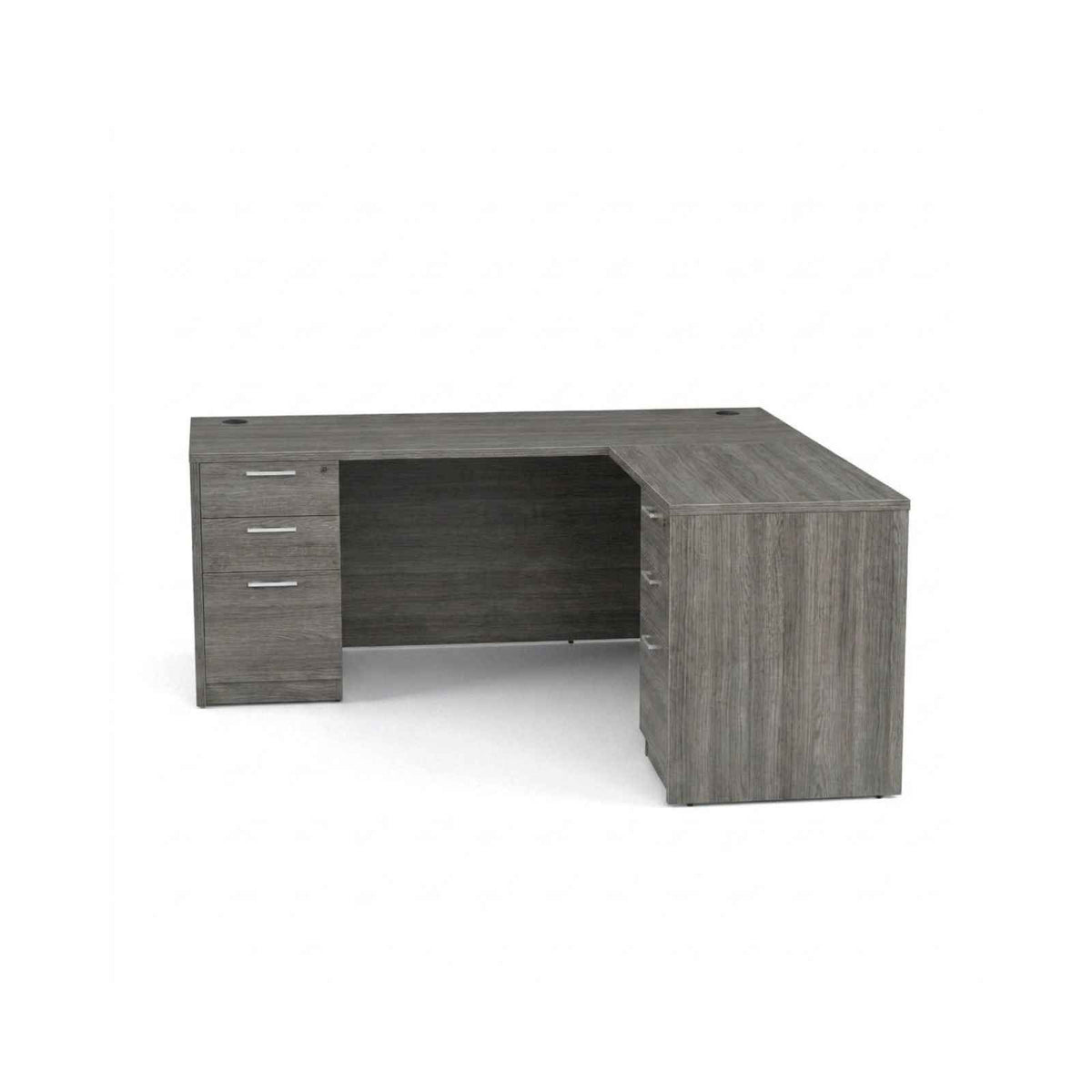 Bellagio 71" L-Shaped Double Pedestal Desk