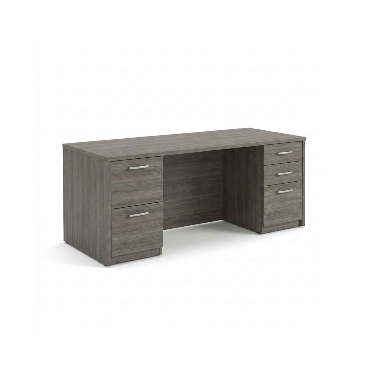 Bellagio 66"W Double Pedestal Rectangular Desk