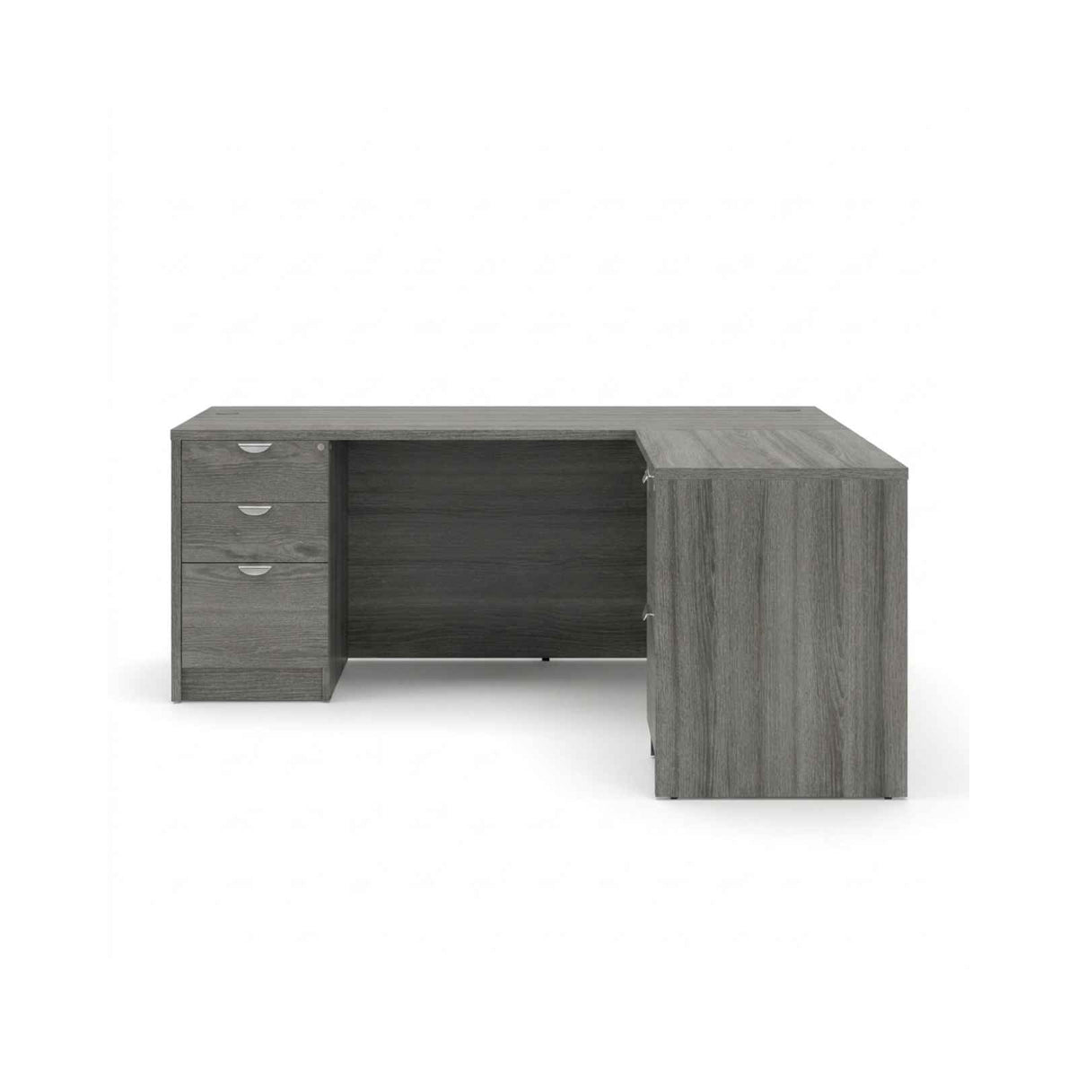 Bellagio 66"W L-Shaped Double Pedestal Desk