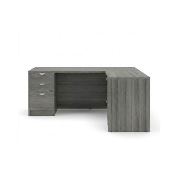 Bellagio 66"W L-Shaped Double Pedestal Desk
