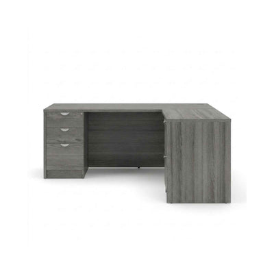 Bellagio 66"W L-Shaped Double Pedestal Desk